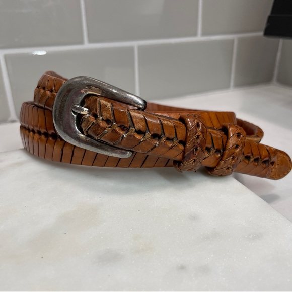 Source Unknown Other - Braided Leather Belt 36
